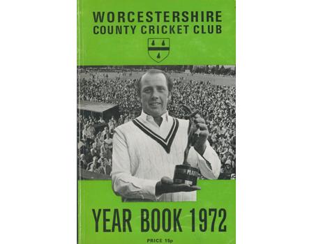 WORCESTERSHIRE COUNTY CRICKET CLUB YEAR BOOK 1972