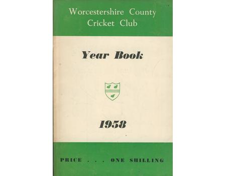 WORCESTERSHIRE COUNTY CRICKET CLUB YEAR BOOK 1958