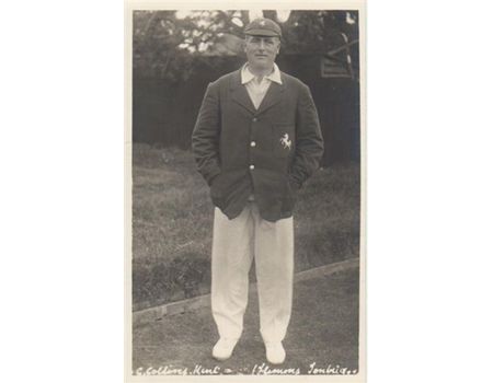 GEORGE COLLINS (KENT) CRICKET POSTCARD