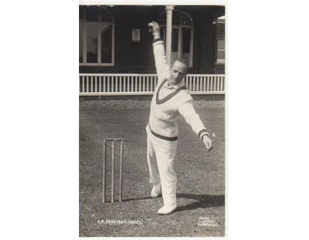 PERCY "TICH" FREEMAN (KENT & ENGLAND) CRICKET POSTCARD