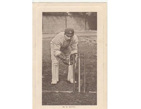 HENRY RIGDEN BUTT (SUSSEX & ENGLAND) CRICKET POSTCARD