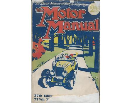 THE MOTOR MANUAL - 27TH EDITION