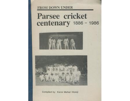 PARSEE CRICKET CENTENARY 1886-1986