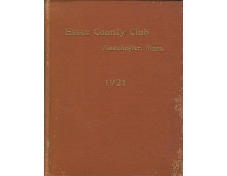 ESSEX COUNTY CLUB (GOLF COURSE), MANCHESTER, MASSACHUSETTS 1921