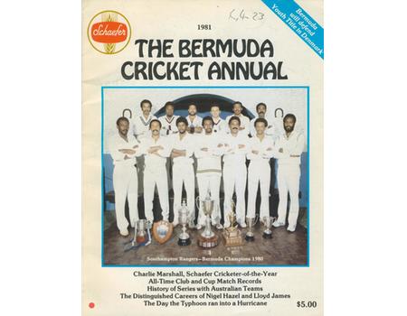 THE BERMUDA CRICKET ANNUAL 1981