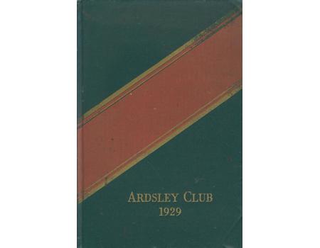 ARDSLEY COUNTRY CLUB 1929 HANDBOOK (GOLF)