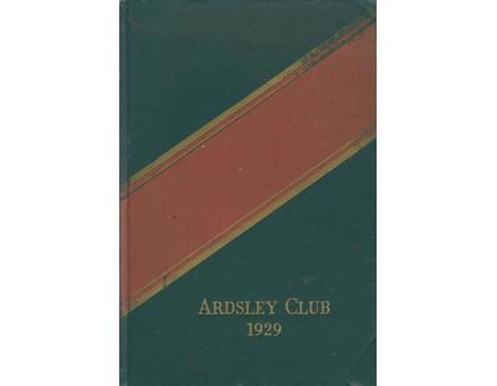 ARDSLEY COUNTRY CLUB 1929 HANDBOOK (GOLF)