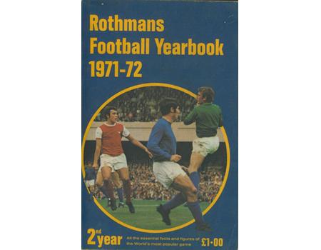 ROTHMANS FOOTBALL YEARBOOK 1971-72
