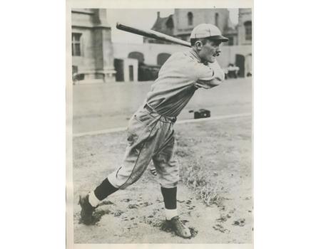 GEORGE LOTT 1929 (PLAYING BASEBALL) ORIGINAL PRESS PHOTOGRAPH