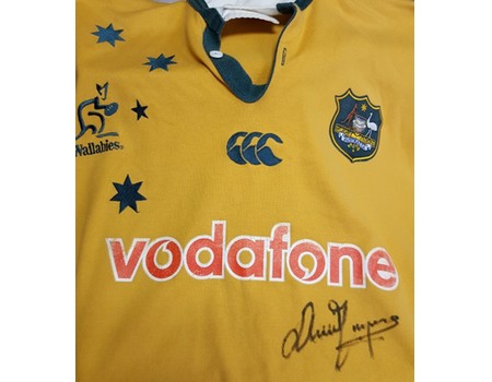 DAVID CAMPESE WALLABY SIGNED JERSEY