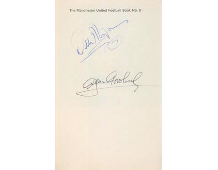 MANCHESTER UNITED FOOTBALL BOOK NO.8 - SIGNED BY THE 1968 EUROPEAN CUP WINNING TEAM