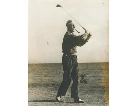 KING EDWARD VIII GOLF PHOTOGRAPH