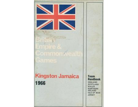 BRITISH EMPIRE & COMMONWEALTH GAMES TEAM HANDBOOK - KINGSTON 1966 