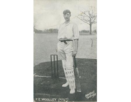 FRANK WOOLLEY (KENT & ENGLAND) CRICKET POSTCARD