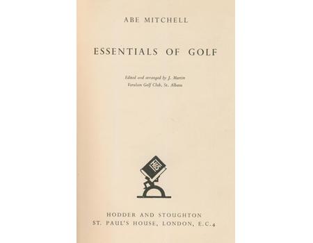 ESSENTIALS OF GOLF