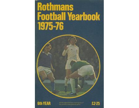 ROTHMANS FOOTBALL YEARBOOK 1975-76