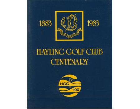 HAYLING GOLF CLUB CENTENARY 1882 - 1983