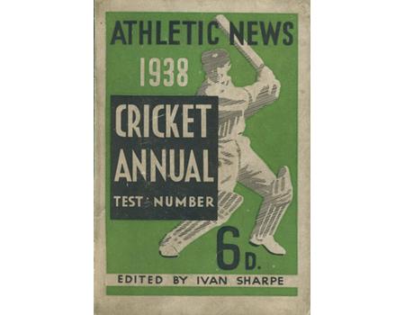 ATHLETIC NEWS CRICKET ANNUAL 1938