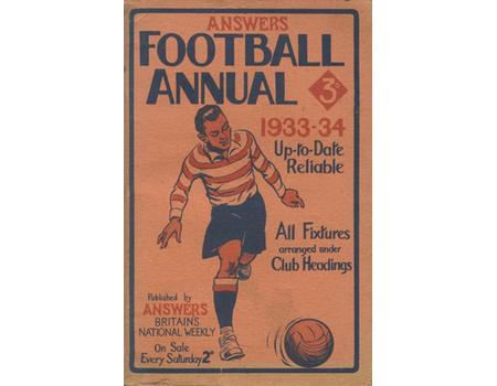 ANSWERS FOOTBALL ANNUAL 1933-34
