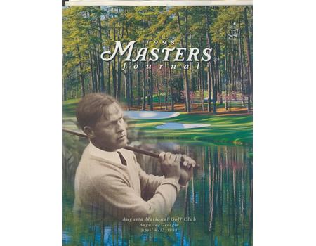 MASTERS 1998 (AUGUSTA) OFFICIAL GOLF PROGRAMME