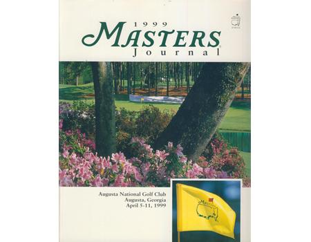 MASTERS 1999 (AUGUSTA) OFFICIAL GOLF PROGRAMME