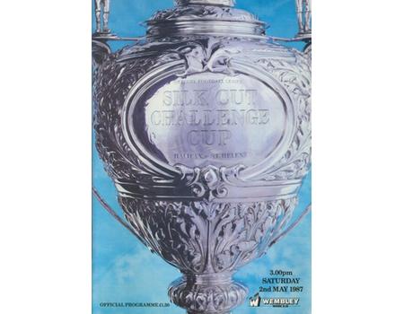 HALIFAX V ST. HELENS 1987 (CHALLENGE CUP FINAL) RUGBY LEAGUE PROGRAMME