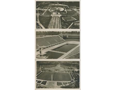 BERLIN OLYMPICS STADIUM AND SWIMMING POOL 1936 POSTCARDS 