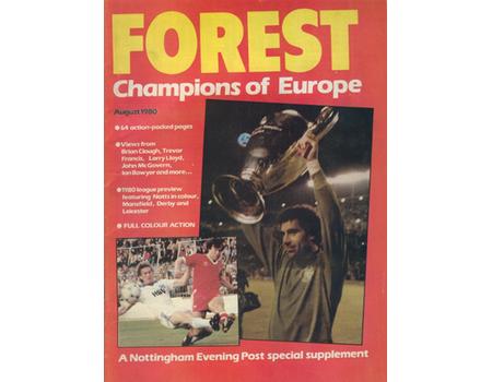FOREST - CHAMPIONS OF EUROPE