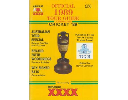 AUSTRALIAN CRICKET TOUR OF ENGLAND 1989 SOUVENIR GUIDE