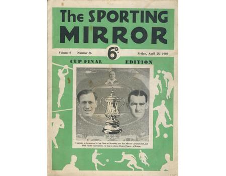 THE SPORTING MIRROR - CUP FINAL EDITION 1950