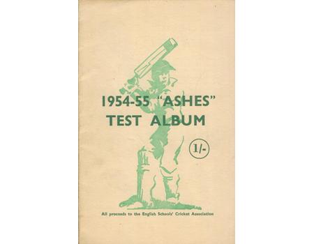 1954-55 "ASHES" TEST ALBUM