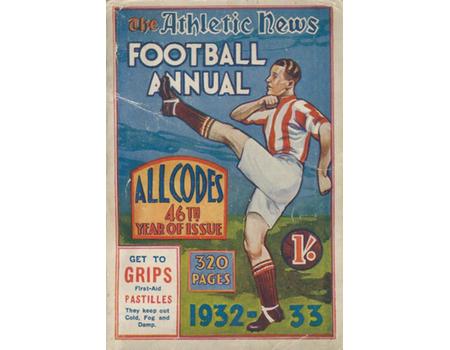 ATHLETIC NEWS FOOTBALL ANNUAL 1932-33