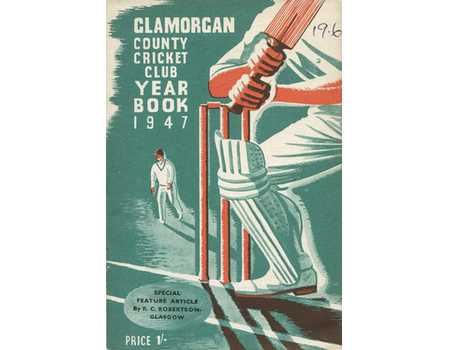 GLAMORGAN COUNTY CRICKET CLUB YEAR BOOK 1947