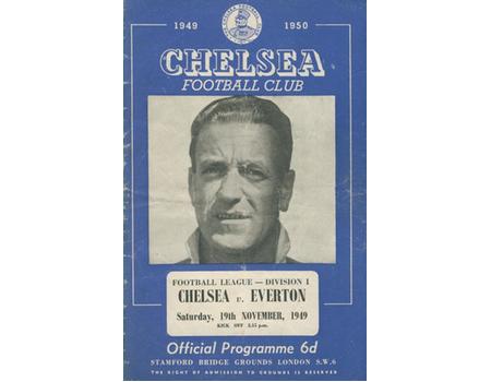CHELSEA V EVERTON 1949-50 FOOTBALL PROGRAMME