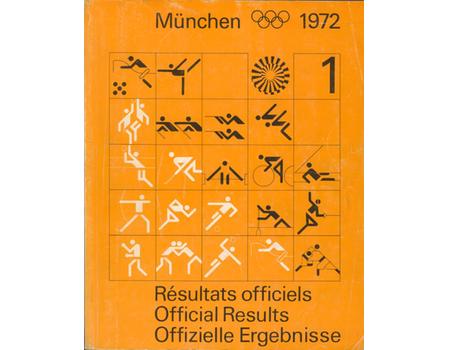 MUNICH 1972 - OFFICIAL RESULTS (2 VOLUMES)