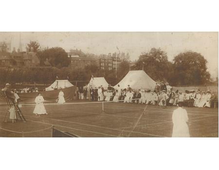 SEVERNSIDE TENNIS CLUB, SHREWSBURY 1907 PHOTOGRAPH