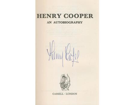 HENRY COOPER: AN AUTOBIOGRAPHY