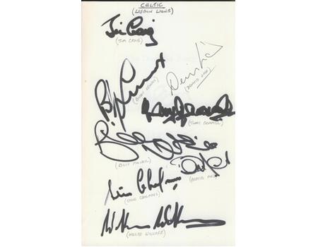 THE DOC: MY STORY. HALLOWED BE THY GAME (MULTI SIGNED, INCLUDING THE LISBON LIONS)