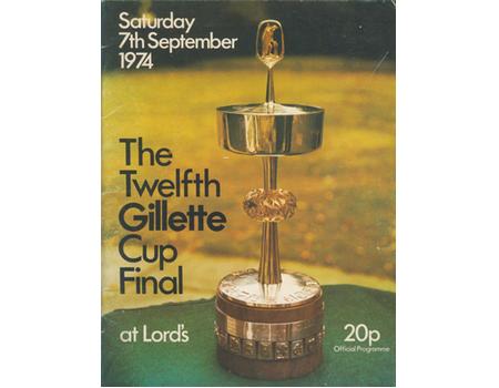 KENT V LANCASHIRE 1974 (LORD