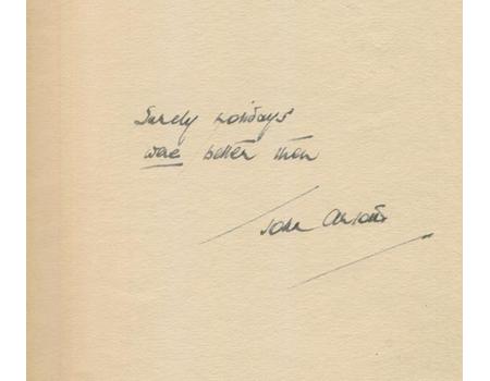 HOLIDAYS AND HAPPY DAYS (SIGNED BY JOHN ARLOTT)