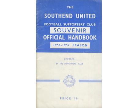 SOUTHEND UNITED FOOTBALL CLUB HANDBOOK 1956-57