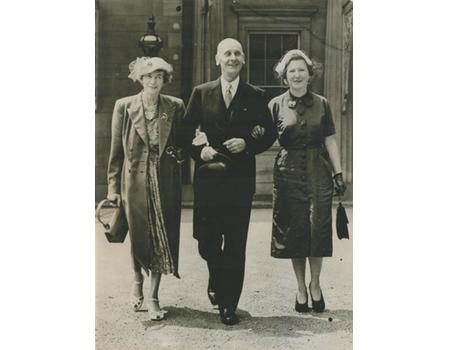 SIR JACK HOBBS 1953 (AFTER RECEIVING KNIGHTHOOD) CRICKET PHOTOGRAPH