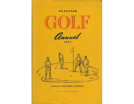 PLAYFAIR GOLF ANNUAL 1951