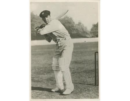 BILL PONSFORD (AUSTRALIA) c.1930 CRICKET PHOTOGRAPH