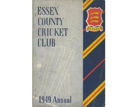ESSEX COUNTY CRICKET CLUB ANNUAL 1949