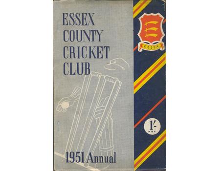 ESSEX COUNTY CRICKET CLUB ANNUAL 1951