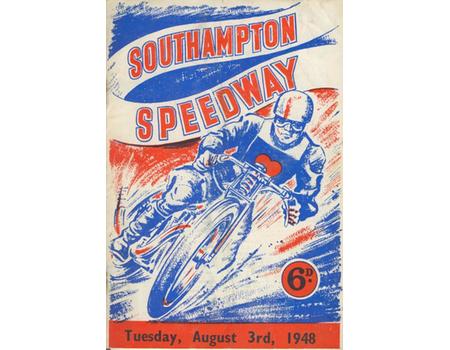 SOUTHAMPTON V CRADLEY HEATH 1948 SPEEDWAY PROGRAMME