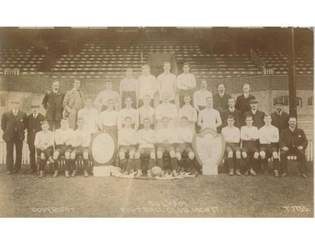 FULHAM FC 1906-07 FOOTBALL POSTCARD