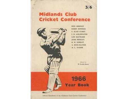 MIDLANDS CLUB CRICKET CONFERENCE YEARBOOK 1966