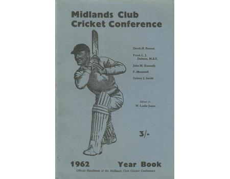 MIDLANDS CLUB CRICKET CONFERENCE YEARBOOK 1962